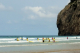 Surfers on Playa de Berria (9km)